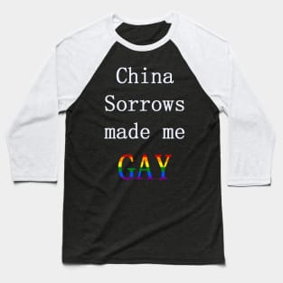 Made Me Gay (Rainbow) Baseball T-Shirt